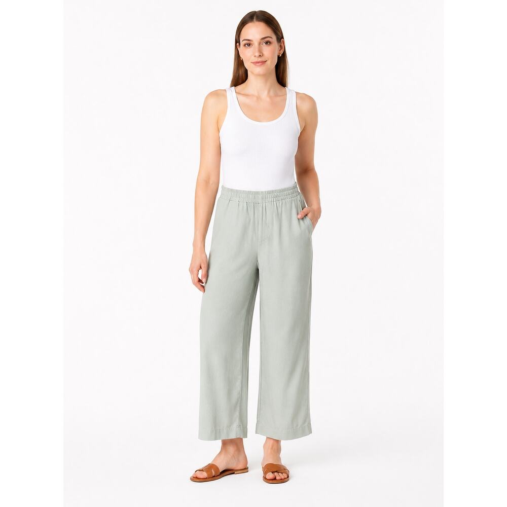 Side Stitch Los Angeles Wide Leg Button Front Pants Women’s Size Large NWOT